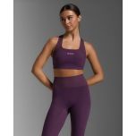 2XU Womens Longline - port/hyper violet