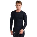 2XU Mens Core Compression Long Sleeve black/silver