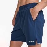 2XU Mens Aero 7 Inch Shorts midnight/silver reflective