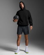 2XU Mens Motion Smooth Spacer Hoodie - black/black