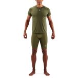 Skins Mens 3-Series Short Sleeve Top (khaki)