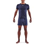 Skins Mens 3-Series Short Sleeve Top (navy blue)