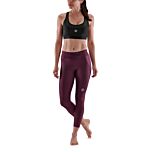 Skins Womens 3-Series Long Tights (burgundy)