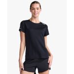 2XU Womens Aero Tee black/silver reflective