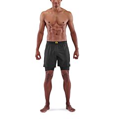 Skins Mens 3-Series Superpose Half Tight (black)