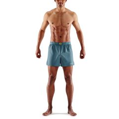Skins Mens 3-Series Run Shorts (blue grey)