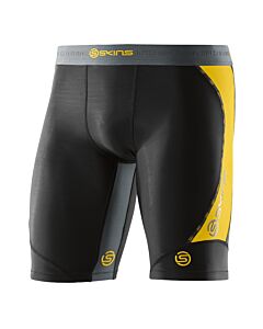 Skins DNAmic Men's Half Tights (black/citron)