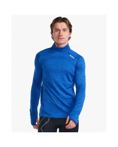 2XU Ignition 1/4 Zip surf/silver reflective