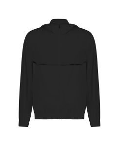 2XU Mens Aero Hex Windbreaker - black/black reflective