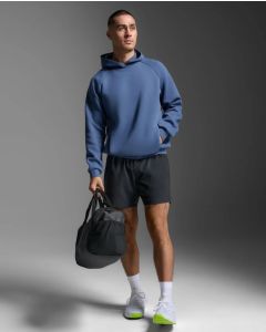 2XU Mens Motion Smooth Spacer Hoodie - indigo/indigo