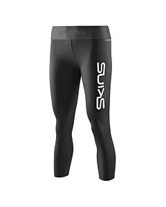 Skins DNAmic Primary Womens 7/8 Tights Skyscraper (black logo)