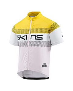 Skins Cycle Mens Branded Jersey (zest/granite/white)