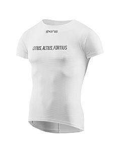 Skins Cycle Mens Short Sleeve Baselayer (white)