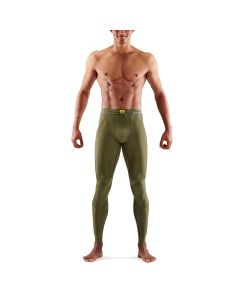 Skins Mens 5-Series Long Tights (khaki)