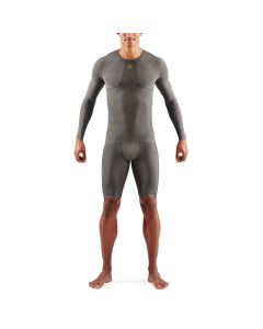 Skins Mens 5-Series Compression Long Sleeve Top (charcoal)