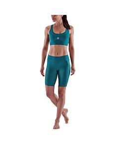 Skins Womens 5-Series Half Tights (teal)