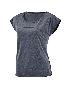 Skins Activewear Women's Code Cap Sleeve Tee (black/marle)