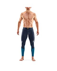 Skins Mens 3-Series Long Tights (battleship wave)