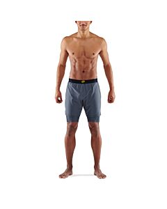 Skins Mens 3-Series Superpose Half Tight (charcoal)