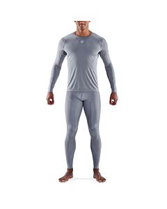 Skins Mens 3-Series Long Sleeve Top (mid grey)