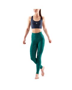 Skins Womens 3-Series Soft Long Tights (lt. teal angle)