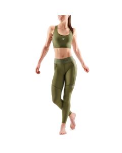 Skins Womens 3-Series Thermal Long Tights (khaki)