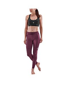 Skins Womens 3-Series Thermal Long Tights (burgundy)