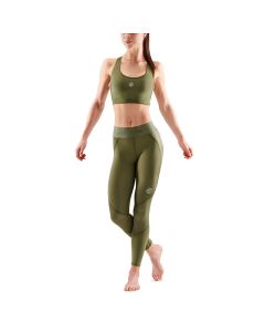 Skins Womens 3-Series Long Tights (khaki)