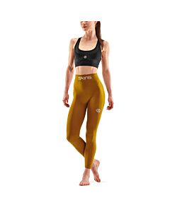 Skins Womens 3-Series Seamless Long Tights (bronze)