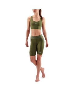 Skins Womens 3-Series Active Bra (khaki)