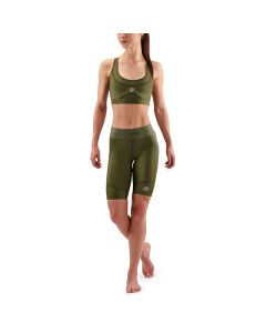 Skins Womens 3-Series Elite Bra (khaki)