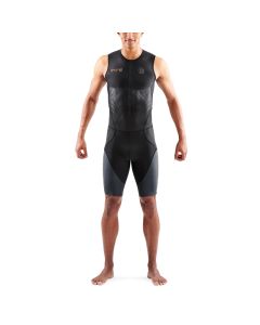 Skins TRI Elite S/L Tri Suit (black/carbon)