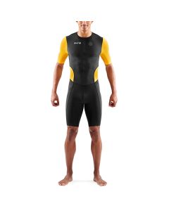 Skins TRI Brand S/S Tri Suit (black/zest)