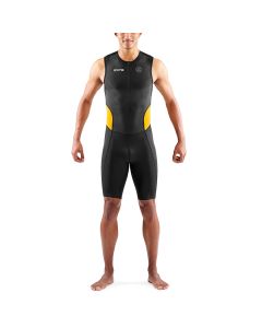 Skins TRI Brand S/L Tri Suit (black/zest)