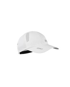 2XU Unisex Run Cap, white/white