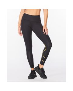 2XU Womens Force Mid-Rise Comp Tight black/gold