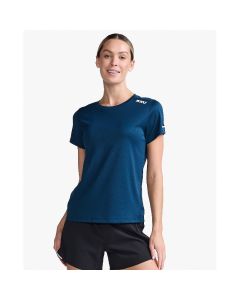 2XU Womens Aero Tee moonlight/white reflective