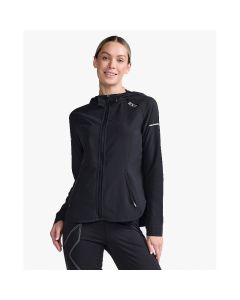 2XU Womens Aero Jacket black/silver reflective