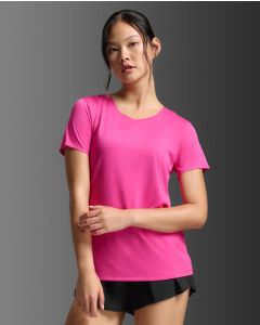 2XU Womens Light Speed Tech Tee - fuchsia/fuchsia reflective