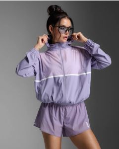 2XU Womens Aero Sheer Windbreaker digital lilac/virtual violet