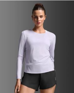 2XU Womens Aero Mesh Long Sleeve virtualviolet/violetreflectiv
